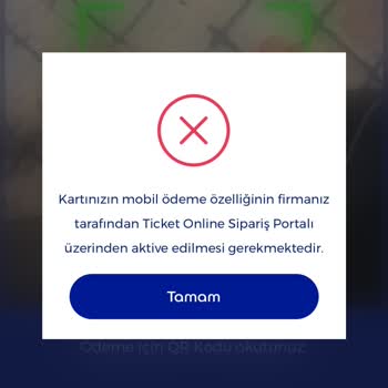 Edenred Kart QR Ödeme Sorunu