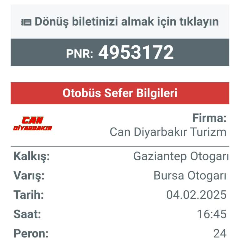 Can Diyarbakır Seyahat İle Zamanında İlgisizlik Ve Müşteri Hizmetleri Sorunu