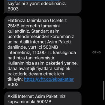 İnternet Paketim Anlamsızca Hızla Tükeniyor