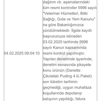 Son Kullanma Tarihi Geçmiş Ürün Sorunu