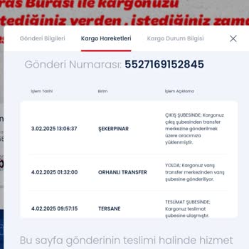 Yanlış Teslimat Ve Ulaşılmayan Kargo Sorunu