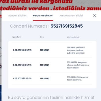 Yanlış Teslimat Ve Ulaşılmayan Kargo Sorunu