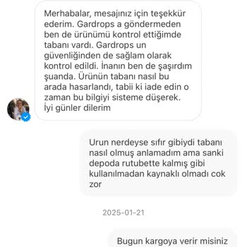 Gardrops Premium Ayakkabı: Kullanılmadan Topuk Dökülmesi