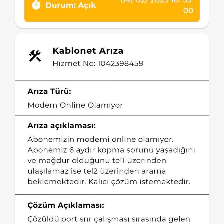 Kablo Net Sürekli Kopan İnternet Ve Çözüm Bulunamayan Sorunlar!