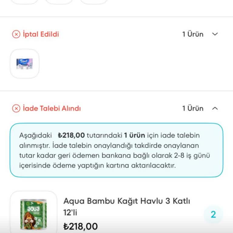 Yanlış Ürün Teslimatı Ve İade Sorunu