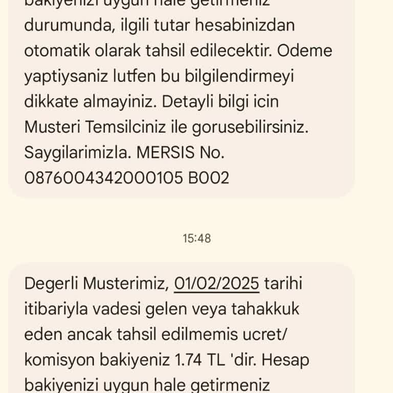 TEB Bankası'nın Bitmeyen 1.74 TL Borç Çilesi