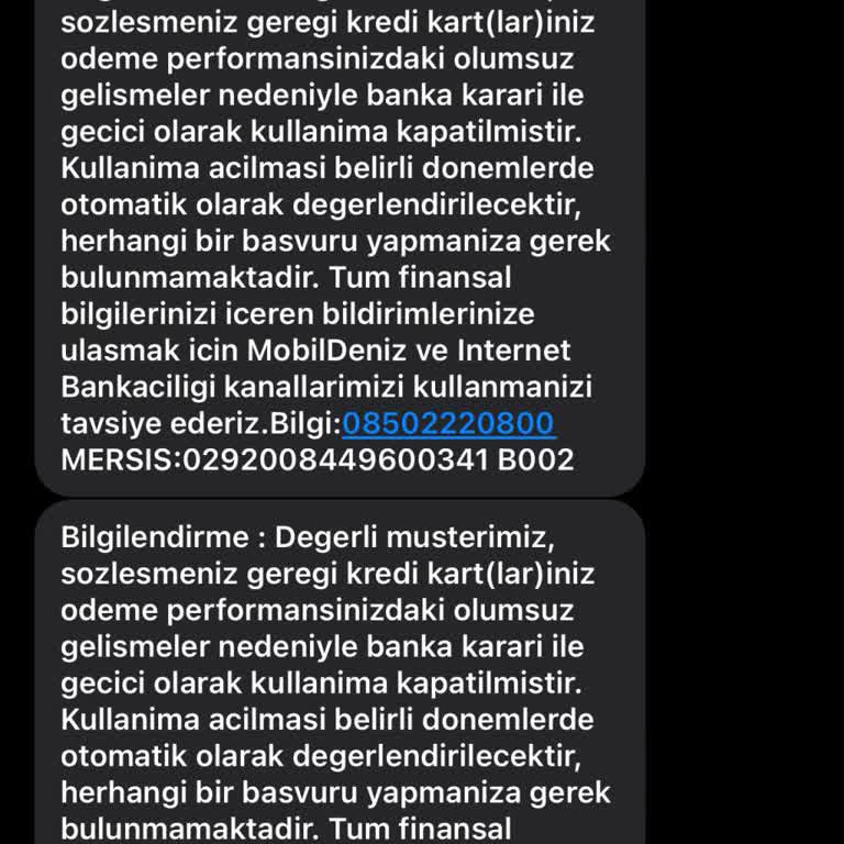 Sabahın Köründe Sebepsiz Kredi Kartı Blokesi