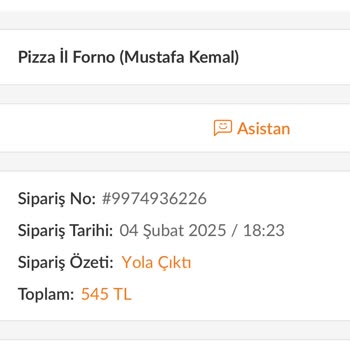 Trendyol GO Ve Pizza Il Forno İle Zaman Kaybı: Sipariş Krizi