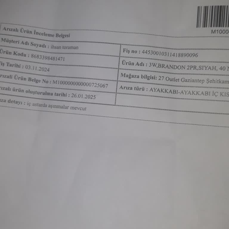 Lumberjack Ayakkabının Topuk Astarı Sorunu