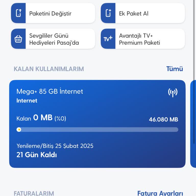 Turkcell'de Aniden Tükenen İnternet