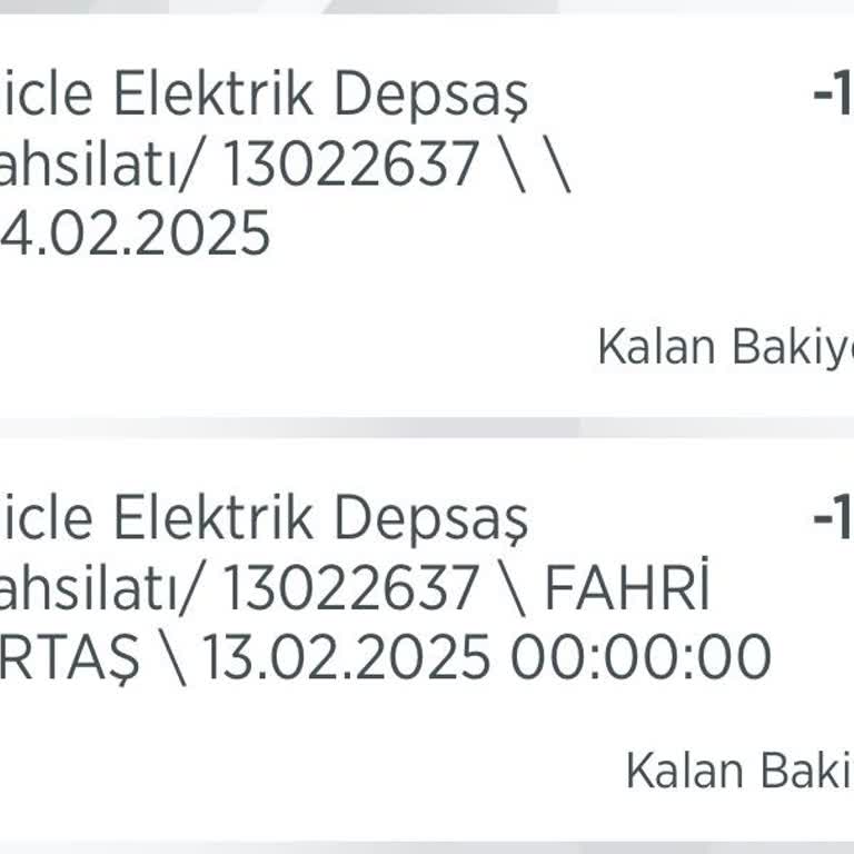 Ödeme Çekildi Ama İki Kere Görünmüyor