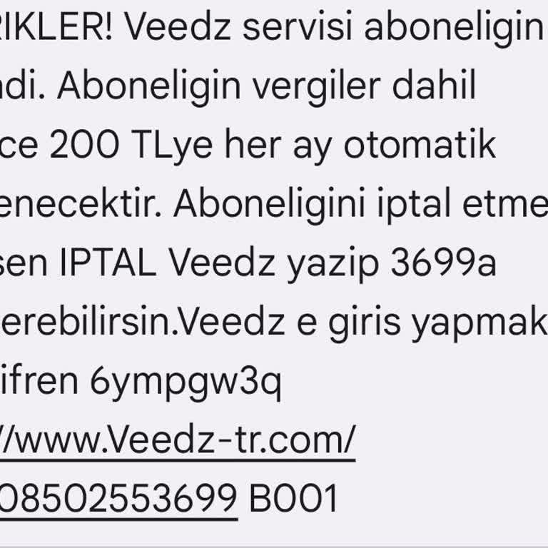 Yanlışlıkla Üyelik Ve İade Sorunu