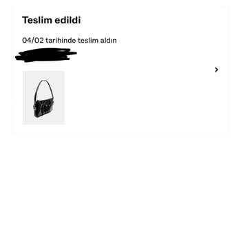 Çanta Siparişi Teslimat Sorunu