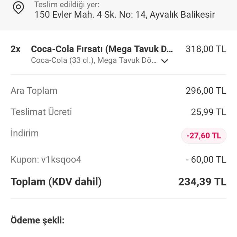 Çifte Ödeme Sorunu: Yemeksepeti'nden İade Talebi