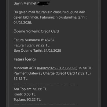Rabisu'nun Minecraft Sunucu Hizmetinde Eksik Destek Ve İade Sorunları