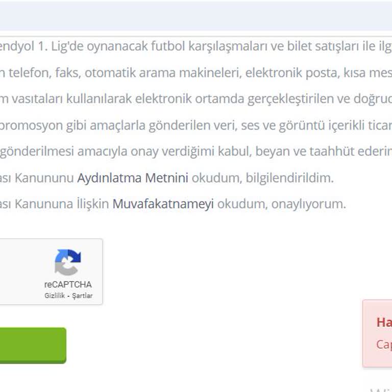 Passolig Başvuru Kâbusu: Robot Engelini Aşmak