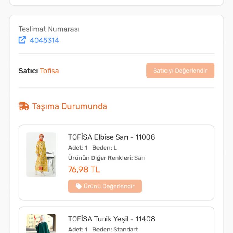 Tofisa'da İade Sorunu ve Yetersiz Ürün Kalitesi