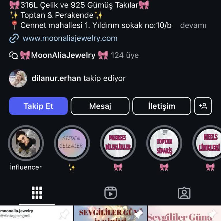 Moon Alia Jewelry Ürün Alakasız Geldi