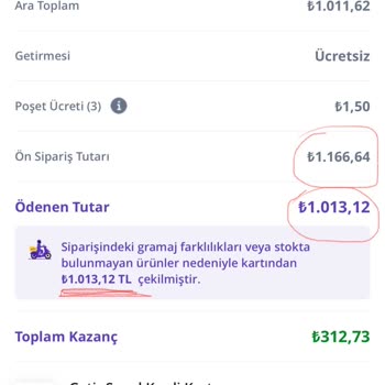 Getir Ve Fibabanka İşlem Sorunları