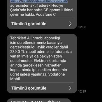 Haksız Mobil Ödeme Kesintisi Ve Ücret İadesi Talebi