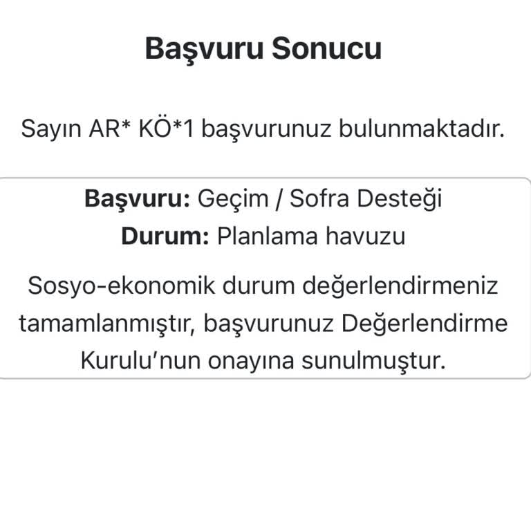 Sosyal Yardım Başvurusunun Gecikmesi