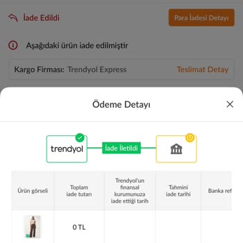 Eksik İade Ücreti Ve Yanıtsız Destek