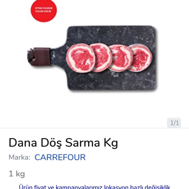 Carrefour SA Yanlış Sipariş: Dana Döş Yerine Kıyma Geldi!