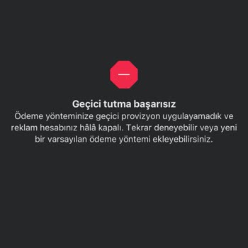 Instagram Reklam Ücreti Çekildi Ama Reklam Yayınlanmıyor