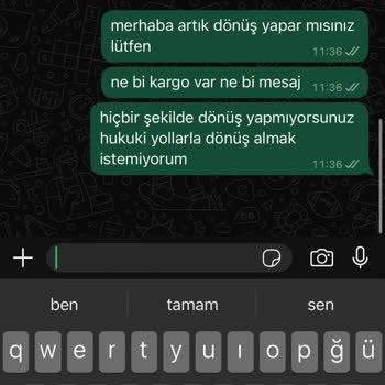 Sipariş Sonrası İletişimsizlik Ve Engelleme