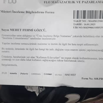 Garanti Süresi Dolmadan Deforme Olan Ayakkabı Sorunu