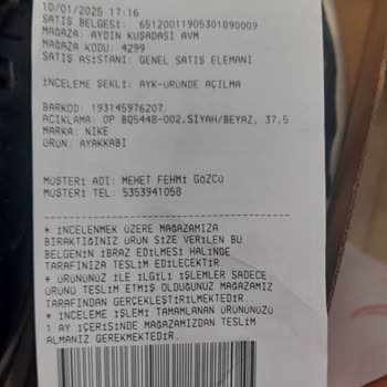 Garanti Süresi Dolmadan Deforme Olan Ayakkabı Sorunu