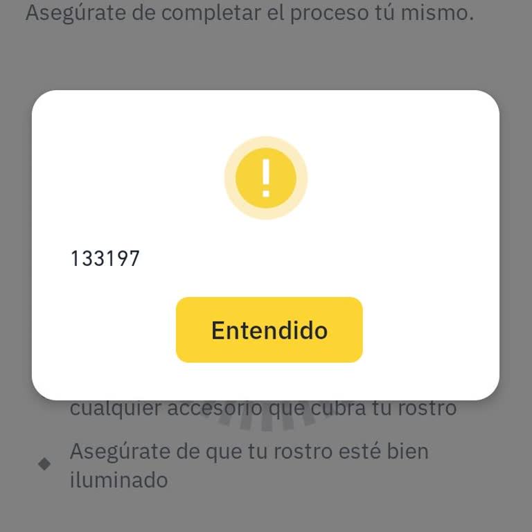 Error 133197 en Binance, cuenta bloqueada, solicito reactivación urgente