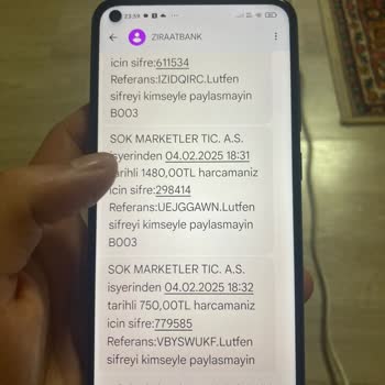 Şok Market Üzerinden Bilgim Dışında Para Çekilmesi