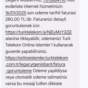 Türk Telekom Fatura Artışı Şoku