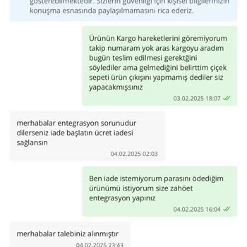 Kargo Takibi Ve Ürün İadesi Sorunu