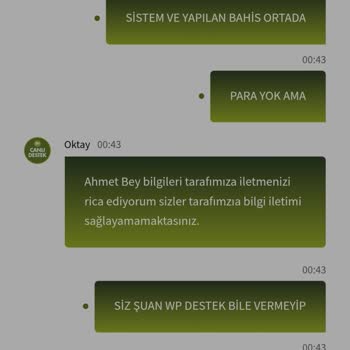 Kazandığım Rulet Bahsinin İadesi Ve Para Sorunu