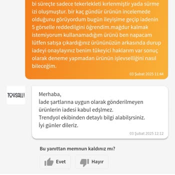Kalitesiz Scooter Ve Reddedilen İade Talebi