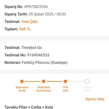 Trendyol GO Uygulamasında Çift Sipariş Sorunu
