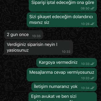 Köpek Maması Siparişimde İletişim Sorunu Ve Gecikme