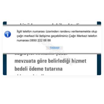 Randevu Ve SMS Kod Sorunu