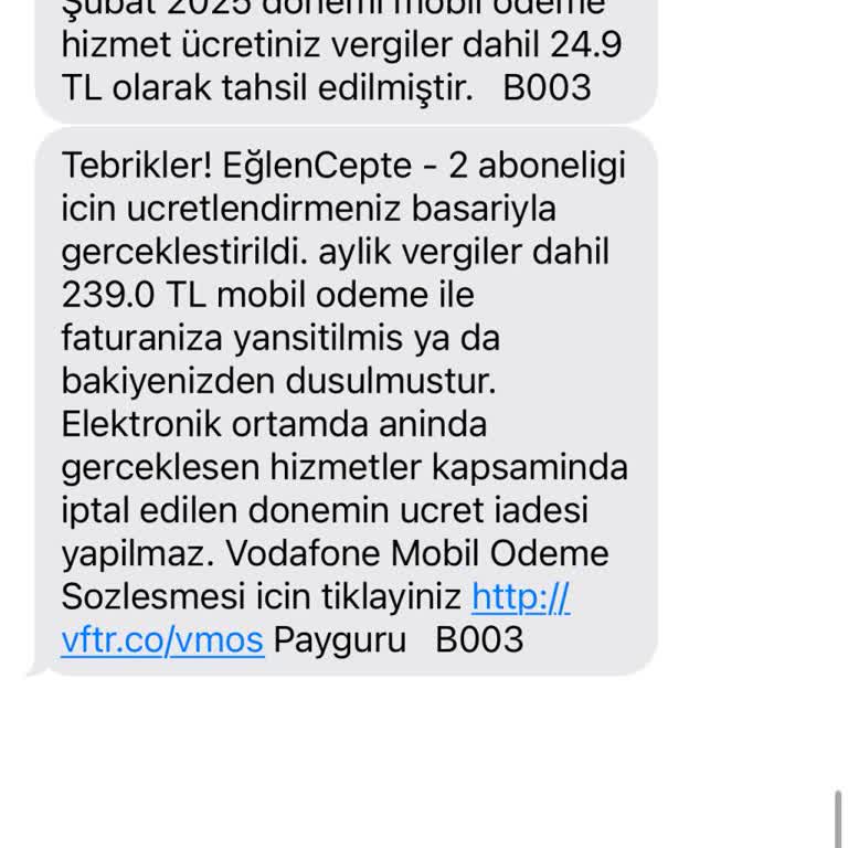 İzinsiz Üyelik Ve Para İadesi Talebi