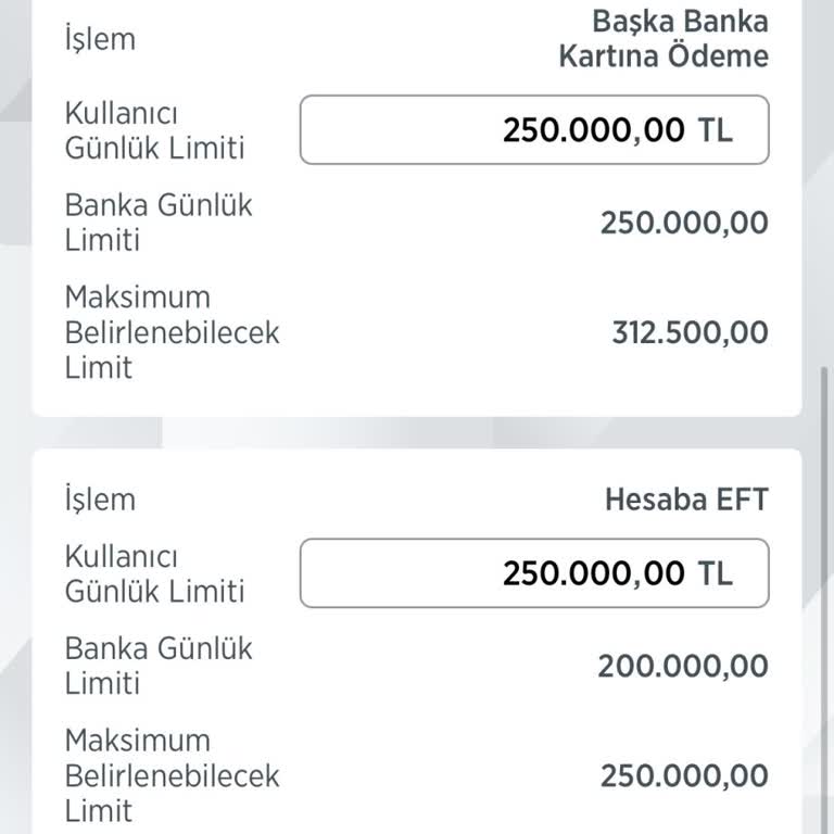 Ziraat Bankası EFT Limit Sorunu