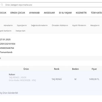 Yanlış Ürün Gönderimi Ve İade Sorunu