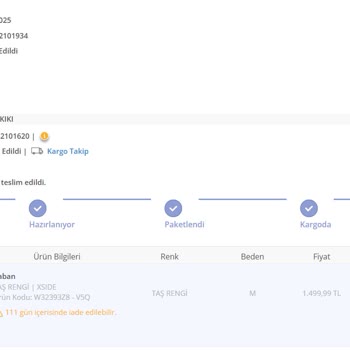 Yanlış Ürün Gönderimi Ve İade Sorunu