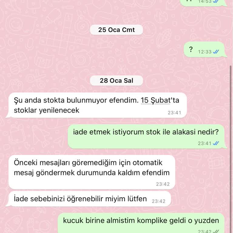 Müşteri Hizmetleri Ve Ürün Kalitesi Hayal Kırıklığı