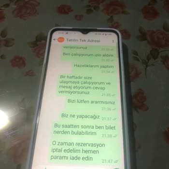 İptal Edilen Rezervasyon Ve Geri Ödeme Sorunu