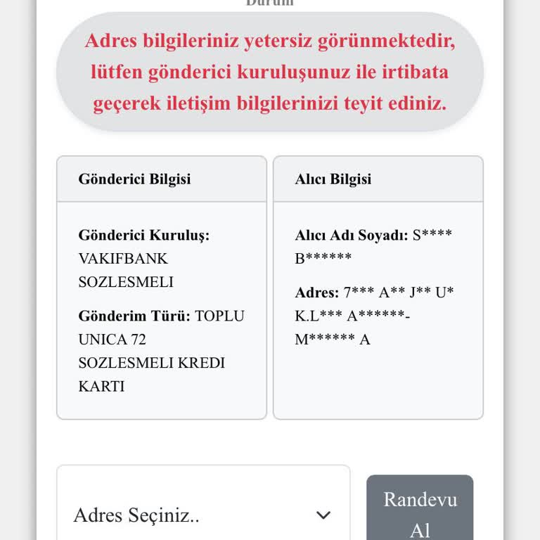 Kargo Şirketi İle İletişim Sorunu Ve Adres Yanıltmacası
