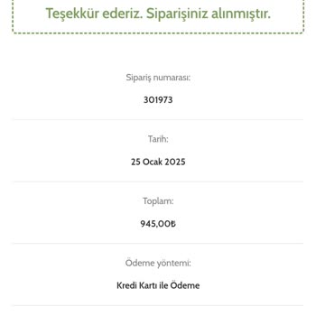 Sipariş Verdim, Ürün Ortada Yok
