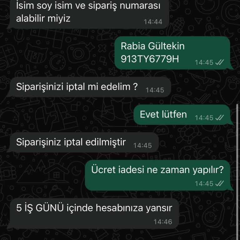 İade Sürecinde Gecikme Ve İletişim Sorunları