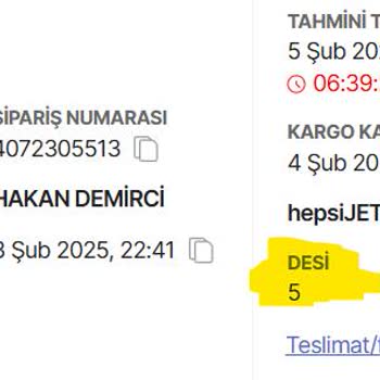 Hepsijet Kargo Desi Usulsüzlüğü Ve Bilgilendirme Talebi